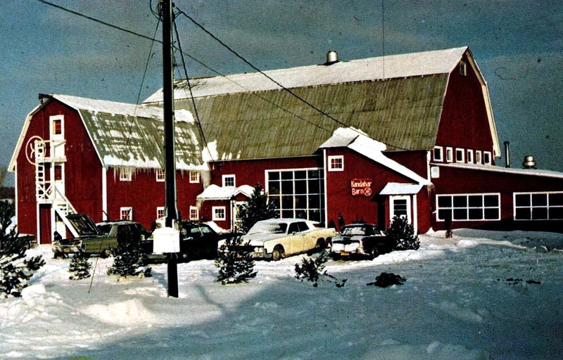 Kandahar Barn - Vintage Postcard (newer photo)